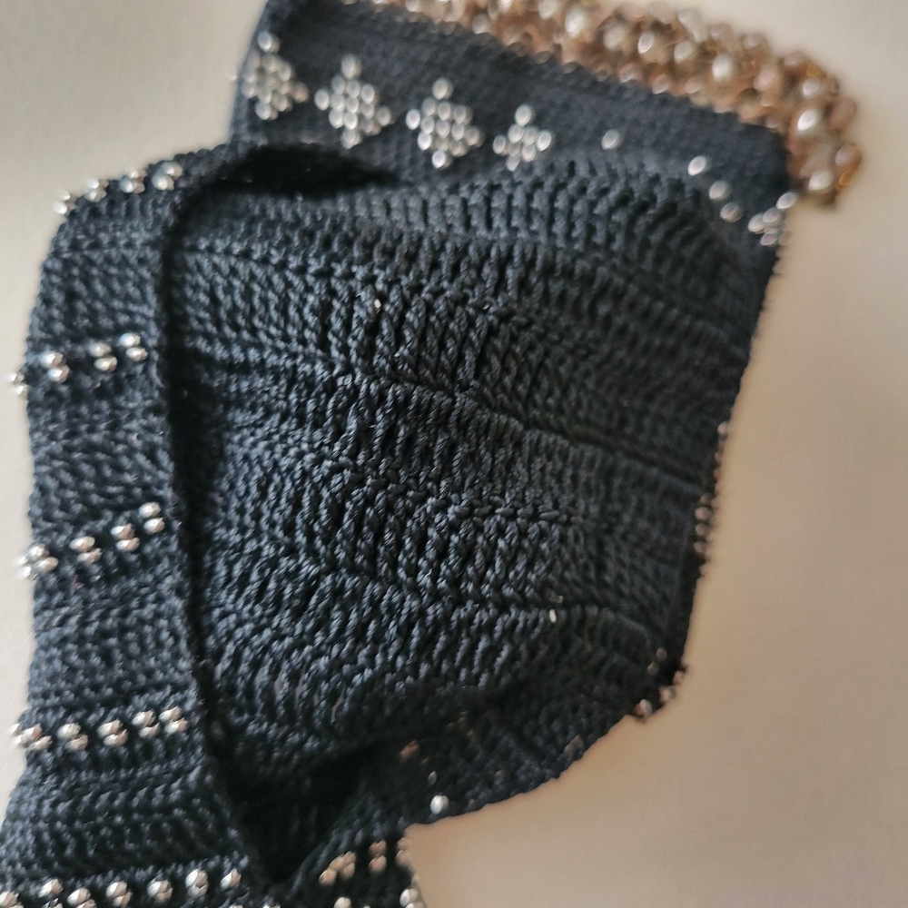 Vintage Miser's Purse Beggar's ~ Antique ? ~ Victorian ? ~ Pretty! - Picture 11 of 16